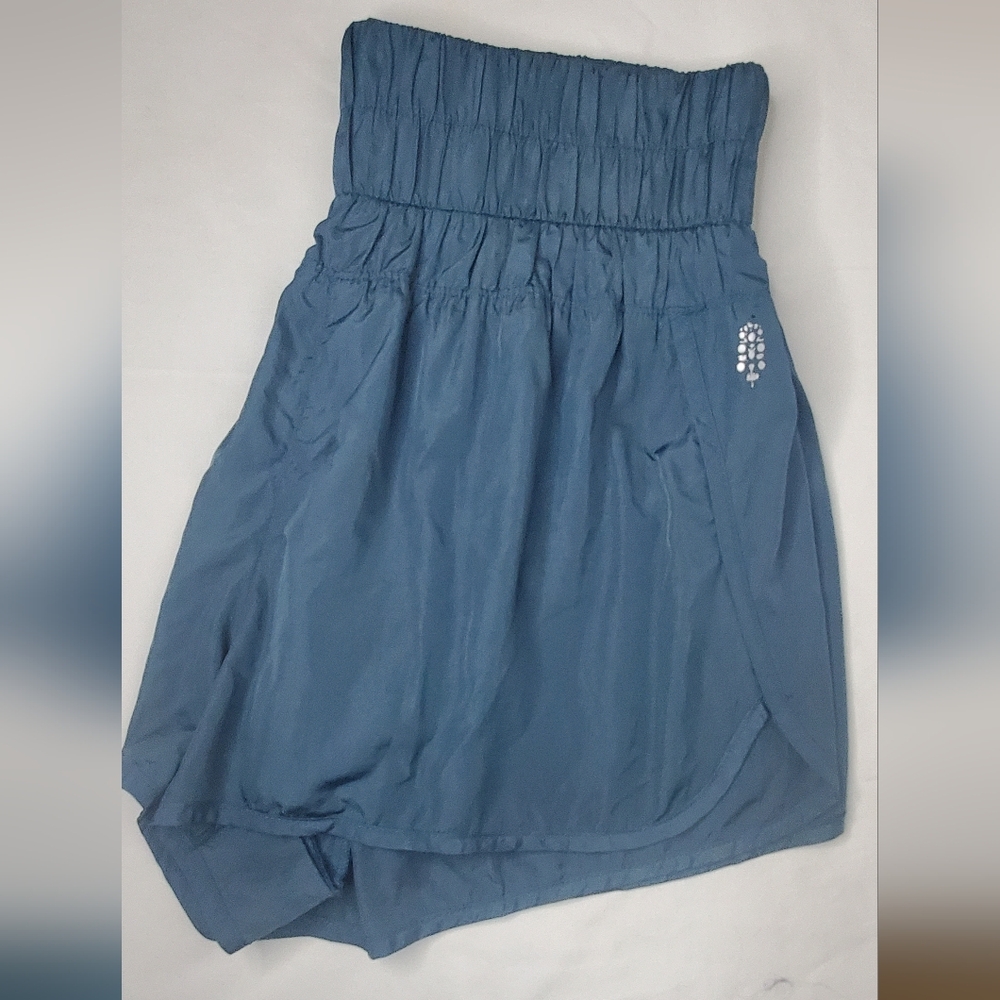 Free People Size L -FP Movement Shorts In Teal Color